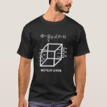 Funny Math Science Electrical Engineer Gauss Law T-Shirt<br><div class="desc">German Scientist Gauss Law of Flux is popular in Physics,  Engineering,  and Programming. Novelty design fun birthday or Christmas gift for mum dad boyfriend especially if they are students or teacher of math science engineering or physics.
Choose the style and colour of the shirt from the options menu.</div>