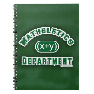 Funny Math Slogan Spiral Notebook