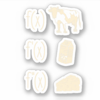 Funny Math Teacher Art For Women Cow Milk Cheese F