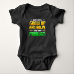 Funny Math Teacher Homework Mathematics Problems Baby Bodysuit<br><div class="desc">Funny math homework Gift with a sarcastic humor saying: Dear math solve your own problem. Witty Gift idea for teenage girls,  teenager,  math teacher,  male,  female,  adult,  mom,  dad,  high school or college student struggling with math.</div>