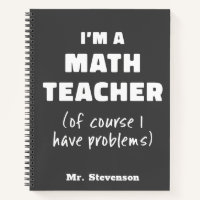 Funny Math Teacher Humour Pun Quote Personalised