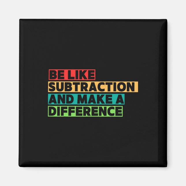 Funny Math Teacher Math Lover Quotes Student Mathe Magnet (Front)