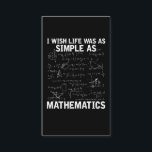 Funny Math Teacher Mathematics Nerd Business Card<br><div class="desc">Math Lover Quote for Mathematician. Funny Math Teacher Mathematics Nerd.</div>