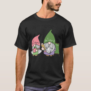 Funny Math Teacher Poly-Gnome-Ials Algebra Teacher T-Shirt