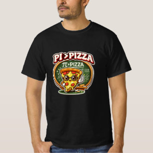 Funny Math Teacher Shirt – Pi Greater Than Pizza T