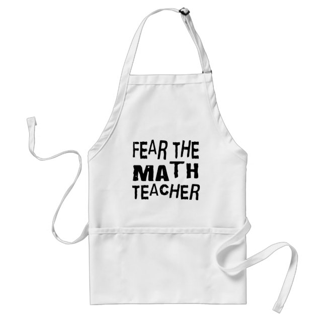 Funny Math Teacher Standard Apron (Front)