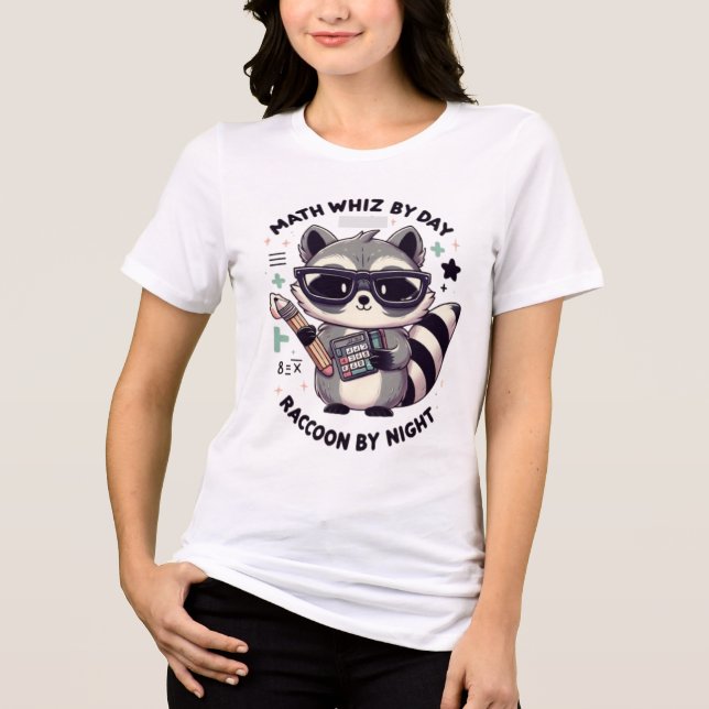 Funny Math Teacher T-Shirt  Tri-Blend Shirt (Front)