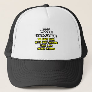 Funny Math Teacher T-Shirts and Gifts Trucker Hat