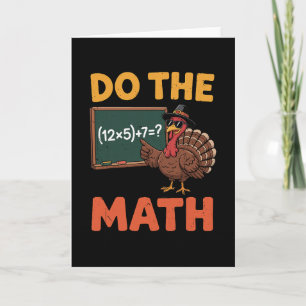 Funny Math Teacher Thanksgiving 67 Meme Do The Mat Card