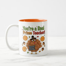 Funny Math Teacher Thanksgiving Mug – Turkey