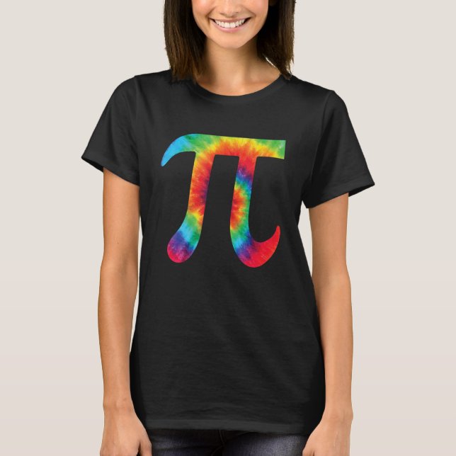 Funny Math Teacher Tie Dye Mathematics Students Ha T-Shirt (Front)