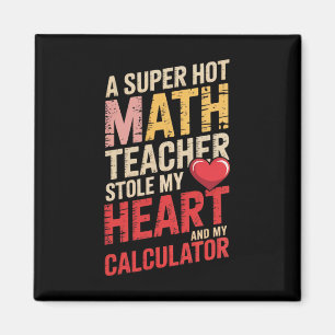 Funny Math Teacher Valentine Algebra Love Equation Magnet