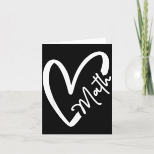 Funny Mathematician Teacher Kids Physicist I Love  Card