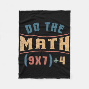 Funny Mathematics 67 Meme Equation Do The Math Tea Fleece Blanket