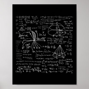 Funny Mathematics Quadratic Formula Math Problem S Poster