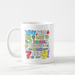 Funny Maths Numbers Joke Mug for School
