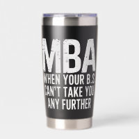 Funny MBA Master Degree Graduation Day