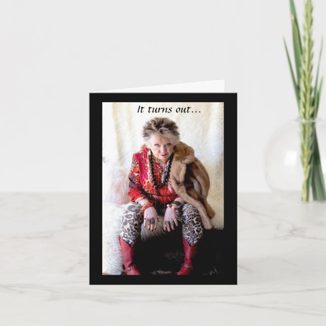 Funny Me and a Pint of Ice Cream Card (Front)