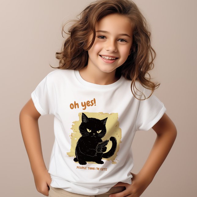 Funny Mean Cat | Fun T-Shirt (Creator Uploaded)