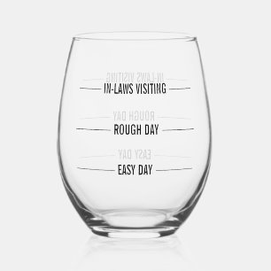 Funny Measurement Stemless Wine Glass