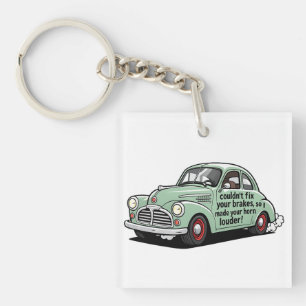 Funny mechanic car couldn't fix brakes horn louder key ring