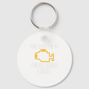 Funny Mechanic Check Engine Light Car Auto Repair  Key Ring