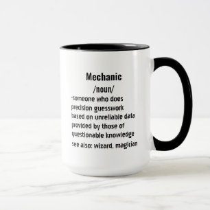 funny Mechanic Definition gifts for men women Mug