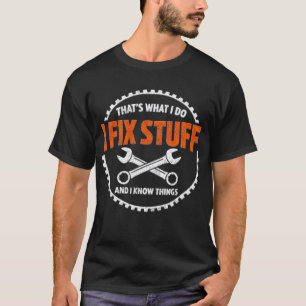 Funny Mechanic Engineer Garage Mechanical Car Guy T-Shirt