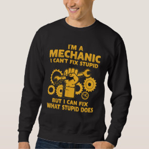 Funny Mechanic For Men Women Dad Car Auto Mechanic Sweatshirt