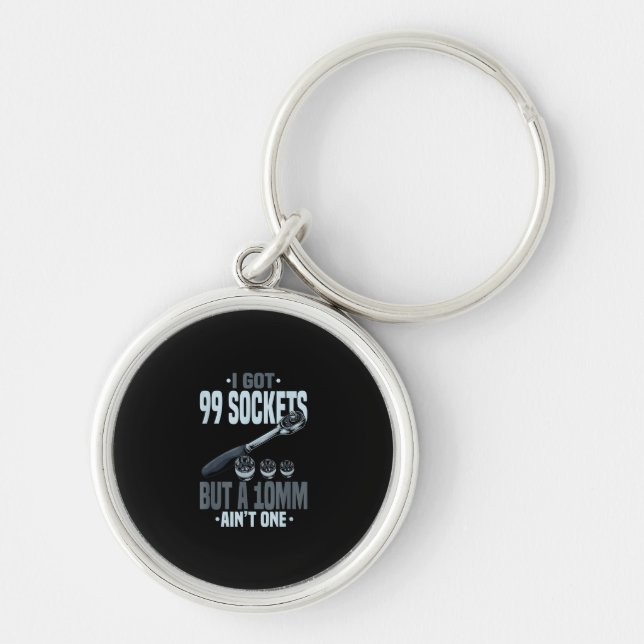Funny Mechanic Gift For A Car Mechanic Key Ring (Front)