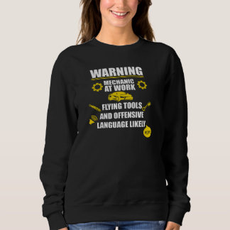Funny Mechanic  Mechanic Hourly Rate  Garage Work  Sweatshirt