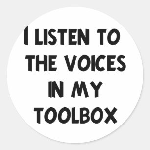 Funny Mechanic T-shirts and Gifts Classic Round Sticker