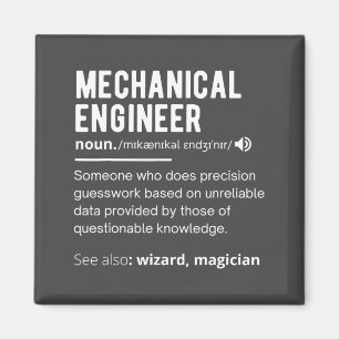 Funny Mechanical Engineer Definition Engineering  Magnet
