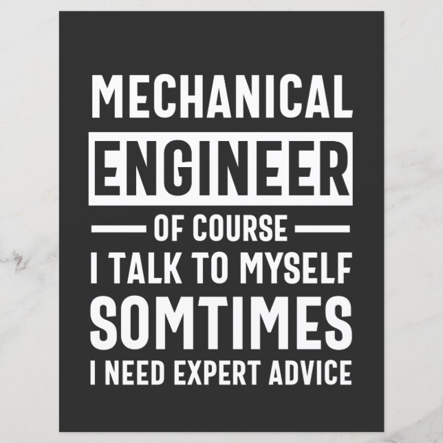 Funny Mechanical  Engineer Gift (Front)