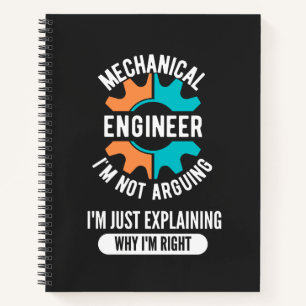 Funny Mechanical Engineer, Mechanical Engineering Notebook