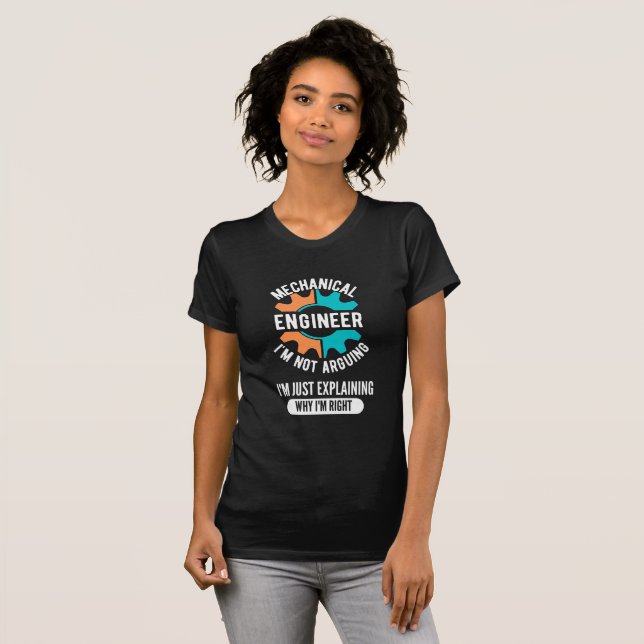 Funny Mechanical Engineer, Mechanical Engineering T-Shirt (Front Full)