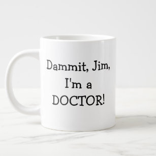 Funny Med School Graduate Doctor Large Coffee Mug