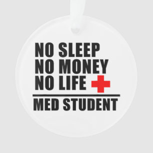 Funny Med School T ShirtTrust Me Im Almost A Docto Ornament