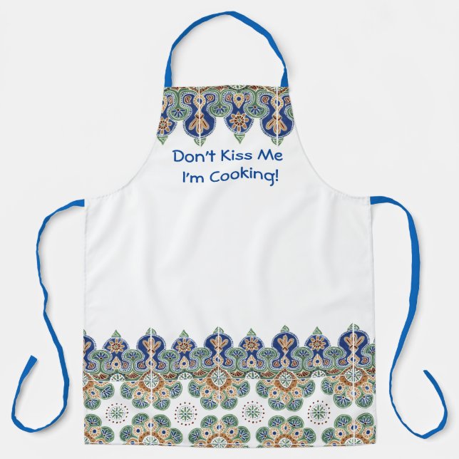  Funny Medallions boarder Apron (Front)