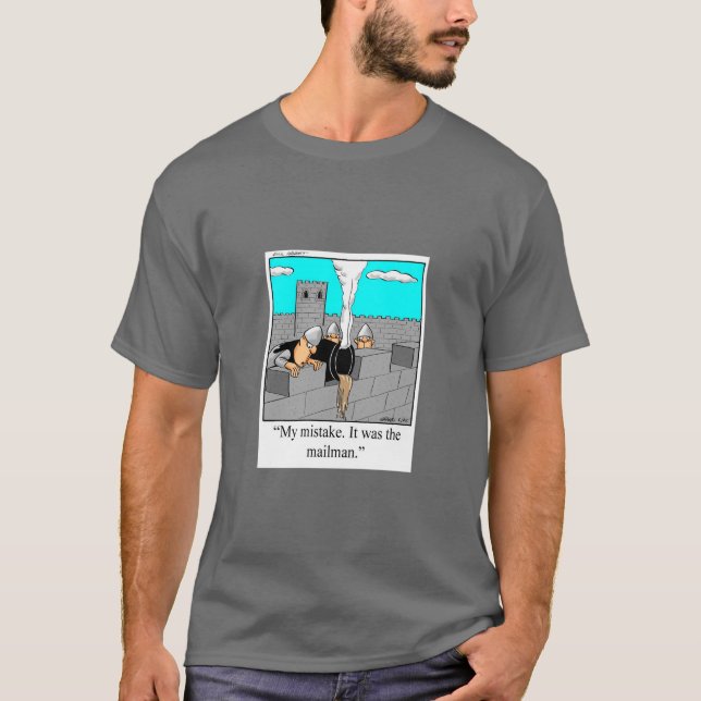  Funny Mediaeval Humour Tee Shirt (Front)