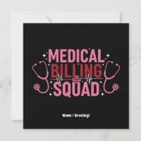 Funny Medical Billing Squad Proud Specialist Gift