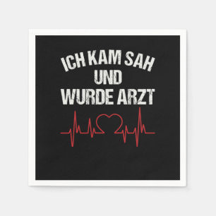 Funny Medical Surgeon Saying Gift I Came To See An Napkin