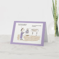 Funny Meditation Happy Birthday Greeting Card