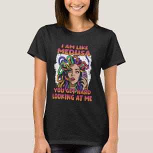Funny Medusa Gorgon Halloween T Snake Hair Medusa T-Shirt