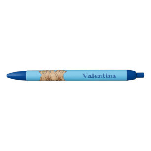 Funny meerkat family cartoon illustration black ink pen