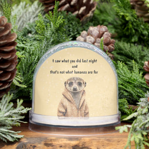 Funny Meerkat  Snowglobe