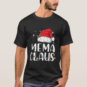 Funny Mema Claus Christmas T-Shirt Pyjamas Santa G