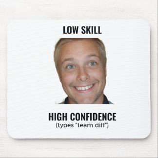 Funny Meme Gamer Mousepad Low Skill