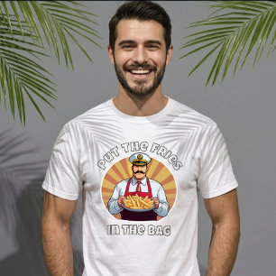 Funny Meme Put The Fries In The Bag Viral Youth T-Shirt