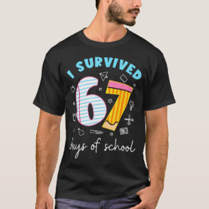 Funny Meme Teacher Student I Survived 67 Days Of S T-Shirt